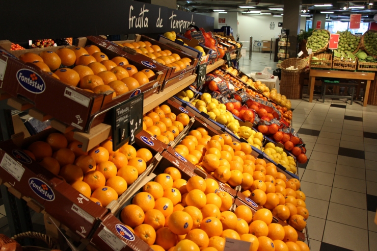 Els productes de collita, com les taronges, han tingut repercussió en l'augment de l'IPC a Andorra.